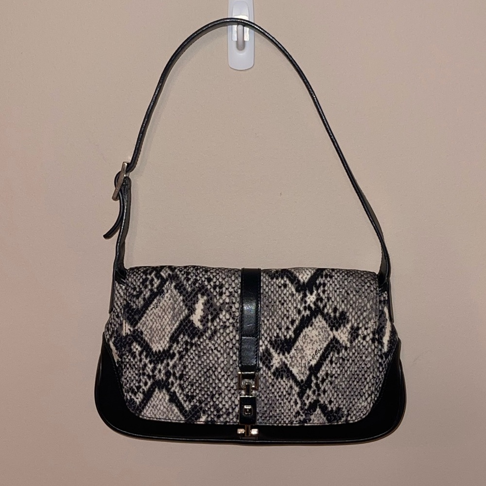 Gucci small python print Jackie bag